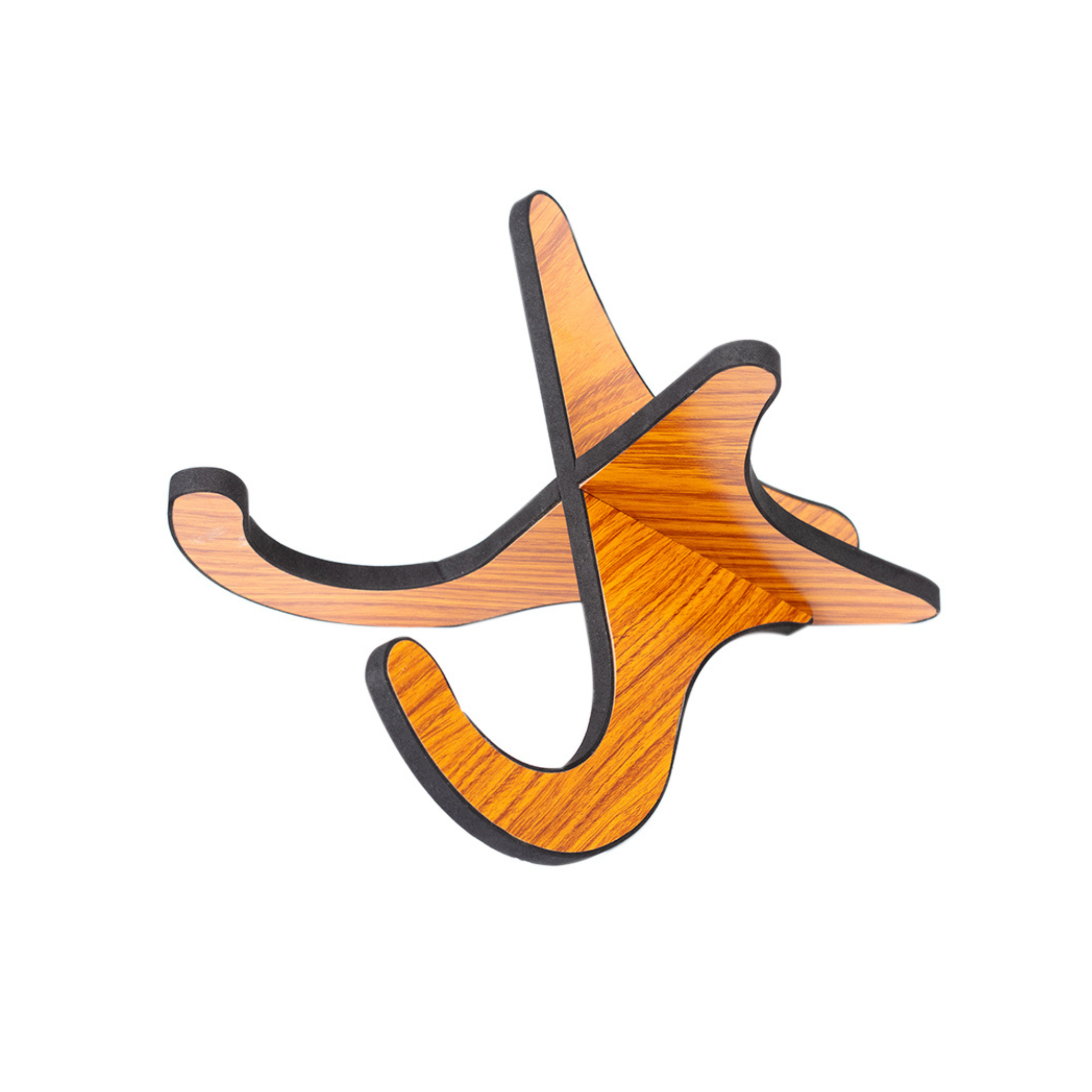 Universal Guitar Wood Stand - Brown