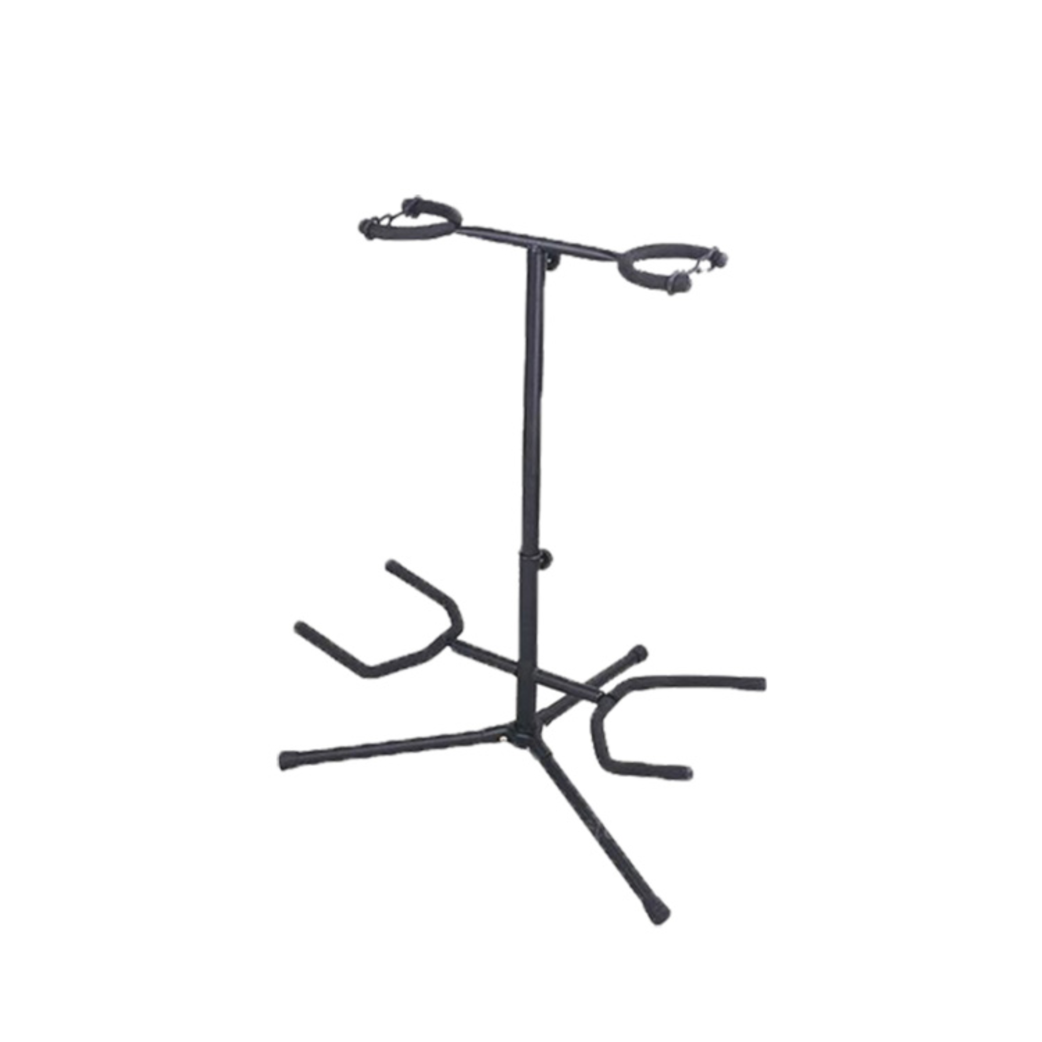 Upright Adjustable Double Guitar Stand