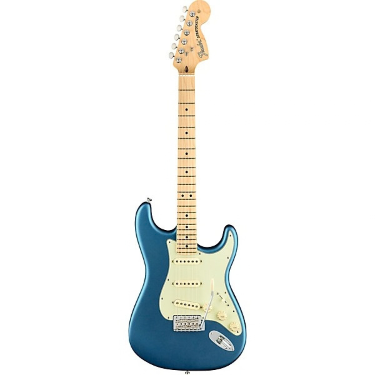 Fender American Performer Stratocaster MN Satin Lake Placid Blue — Factory Outlet — Full Setup + 2-Year Guarantee