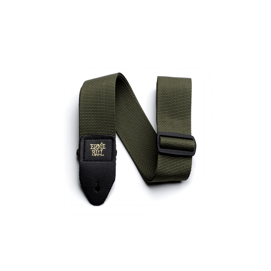 Ernie Ball Olive Polypro Guitar Strap