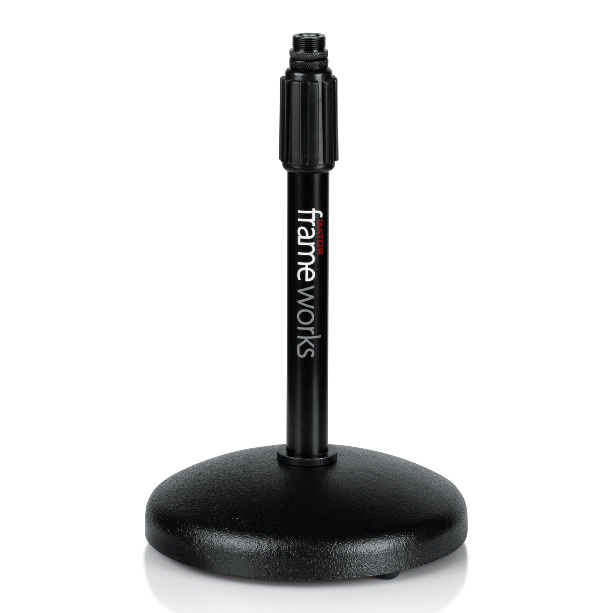 GATOR FRAMEWORKS ROUND DESKTOP MIC STAND