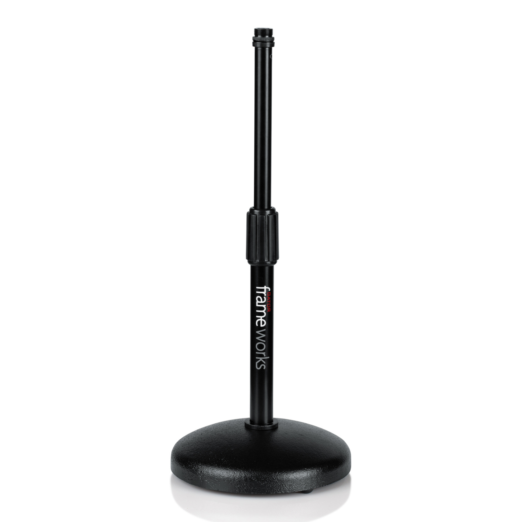 GATOR FRAMEWORKS ROUND DESKTOP MIC STAND