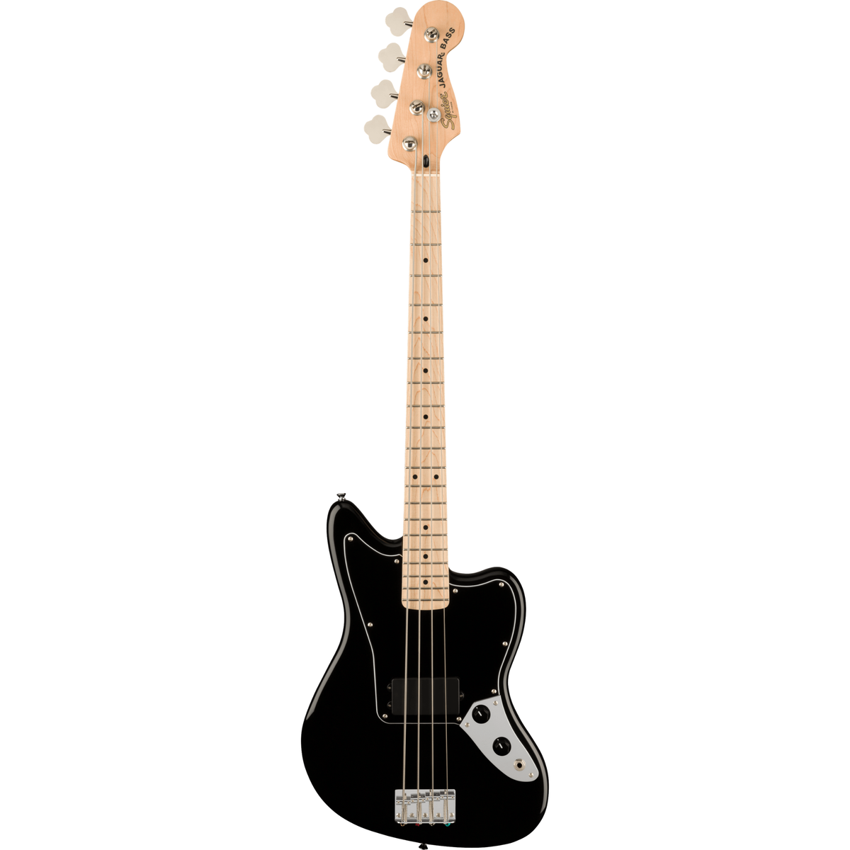 Squier Affinity Jaguar Bass H Charcoal Frost Metallic — Factory Outlet — Full Setup + 2-Year Guarantee
