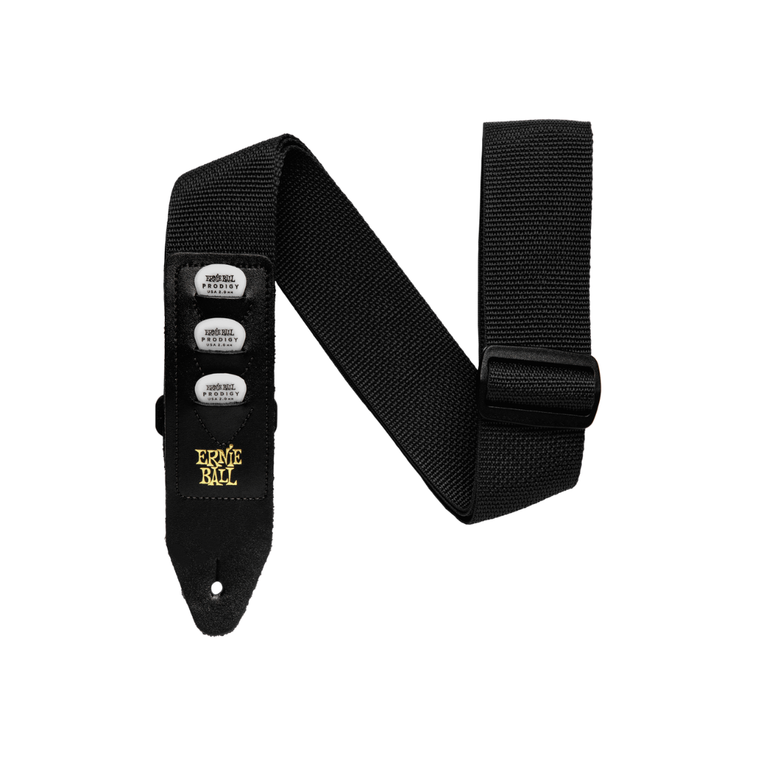 Ernie Ball Black Pickholder Strap