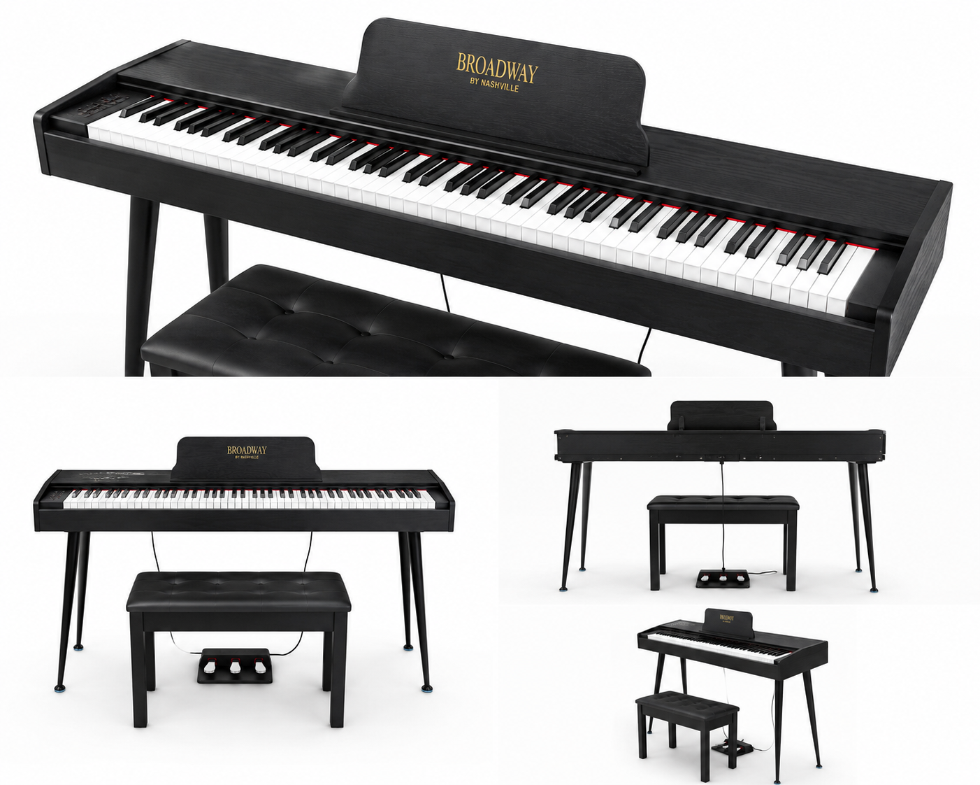 Broadway by Nashville - Sonata Digital Piano - Black