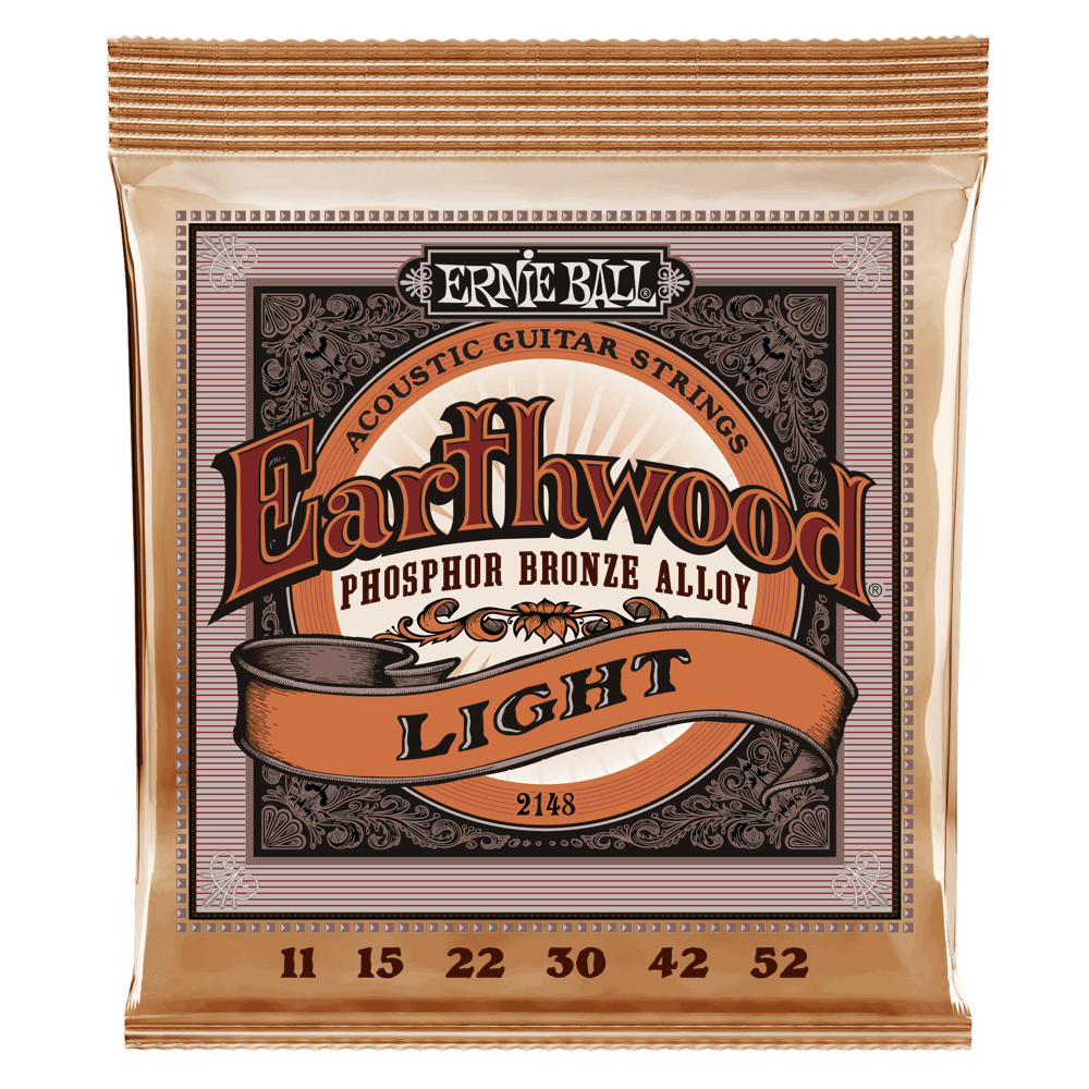 Ernie Ball Earthwood Phosphor Bronze Acoustic Strings 11-52