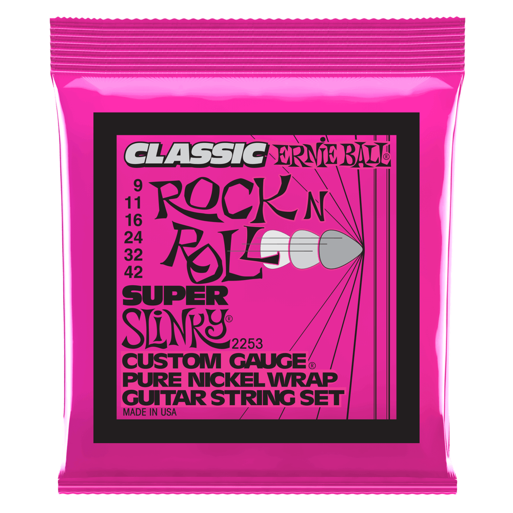 Ernie Ball Classic Super Slinky Pure Nickel Electric 9-42