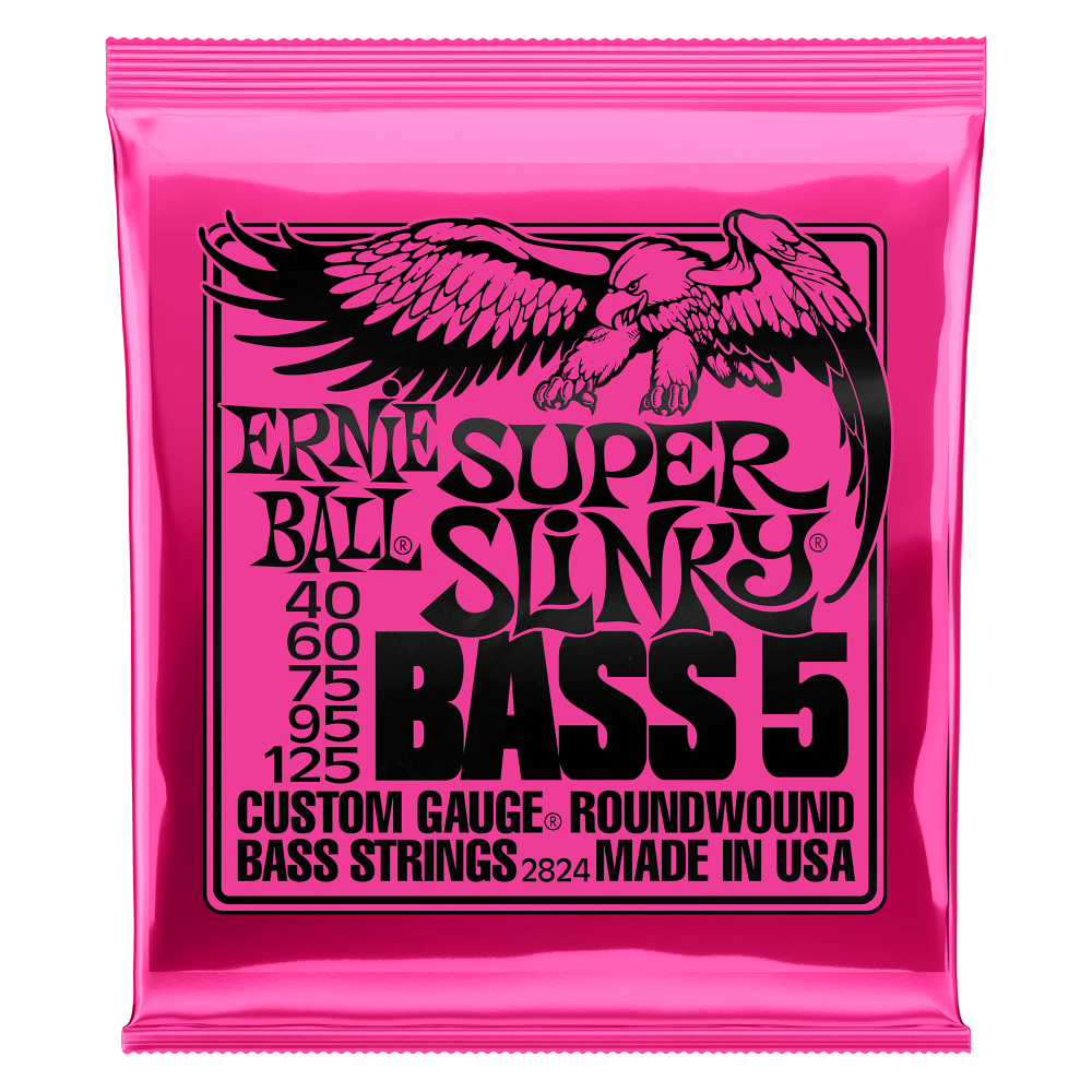 Ernie Ball Super Slinky 5-string Bass Nickel Wound, 40-125