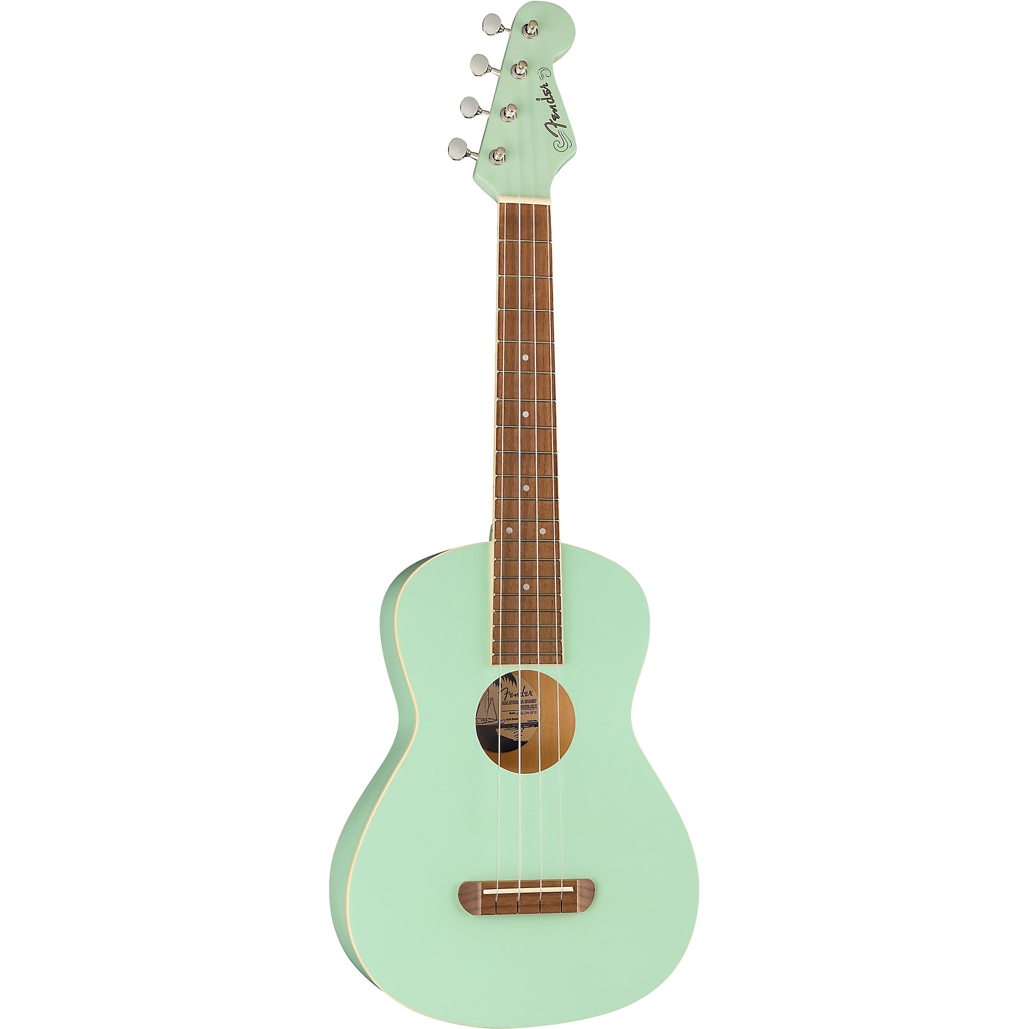 Fender Avalon Tenor Ukulele – Surf Green | California Coast Series