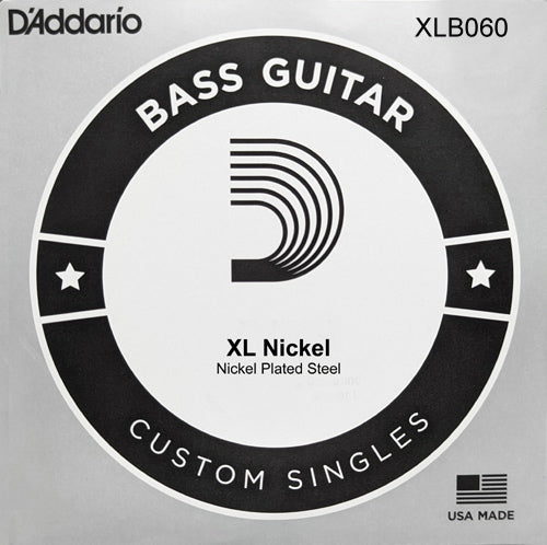 D'Addario Single Electric Bass, Nickel Wound XLB060