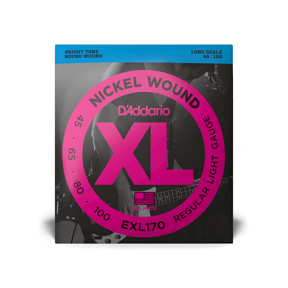 D'Addario Nickel Wound EXL170 Regular Light (45-100)