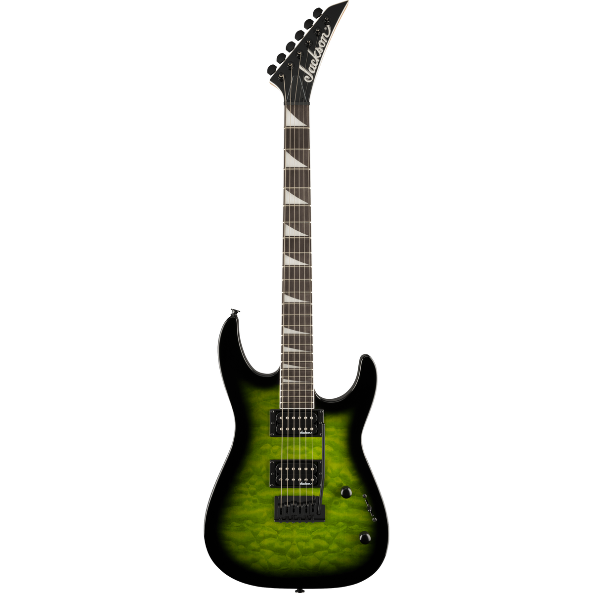 Jackson JS20 Dinky DKQ 2PT Transparent Green — Factory Outlet — Full Setup + 2-Year Guarantee