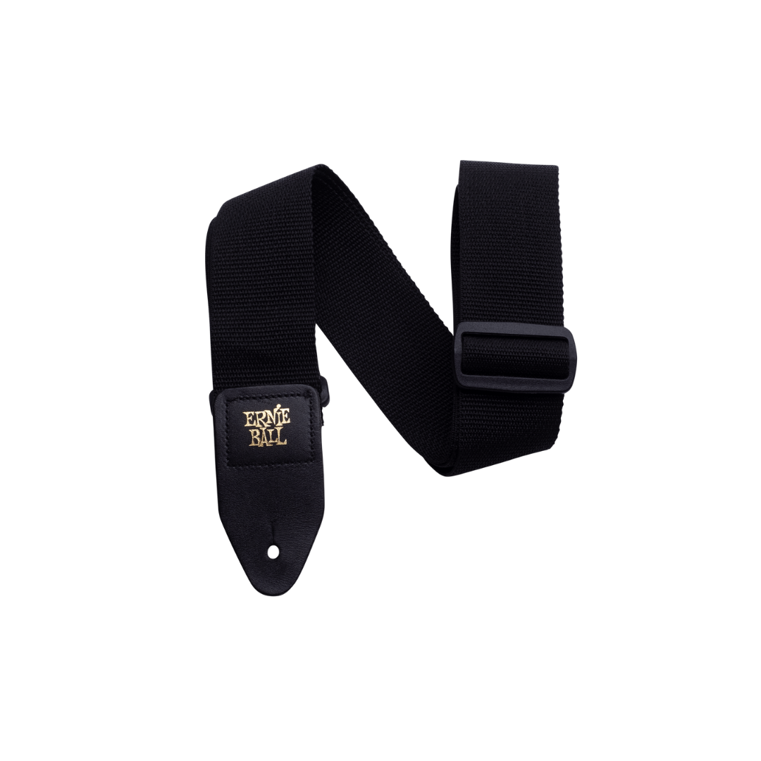 Ernie Ball Black Polypro Guitar Strap