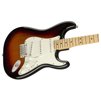 Fender Player Stratocaster MN 3-Color Sunburst — Factory Outlet — Full Setup + 2-Year Guarantee