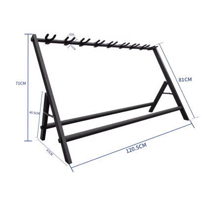 9-Slot Guitar Rack