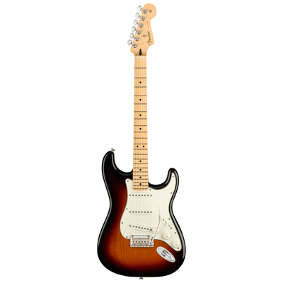 Fender Player Stratocaster MN 3-Color Sunburst — Factory Outlet — Full Setup + 2-Year Guarantee