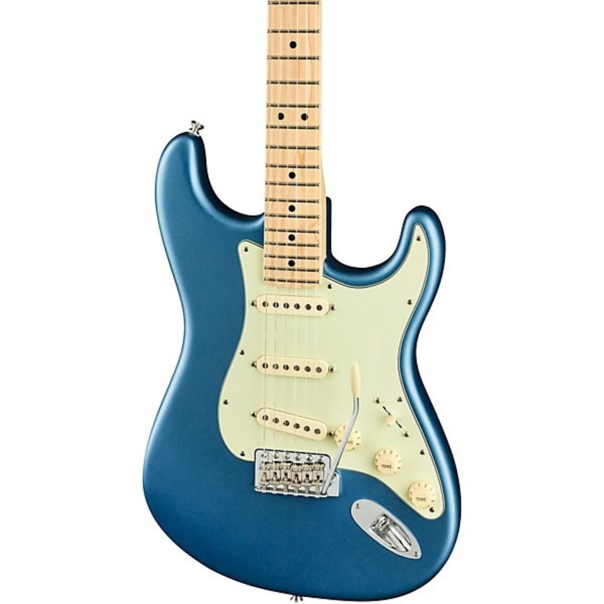 Fender American Performer Stratocaster MN Satin Lake Placid Blue — Factory Outlet — Full Setup + 2-Year Guarantee