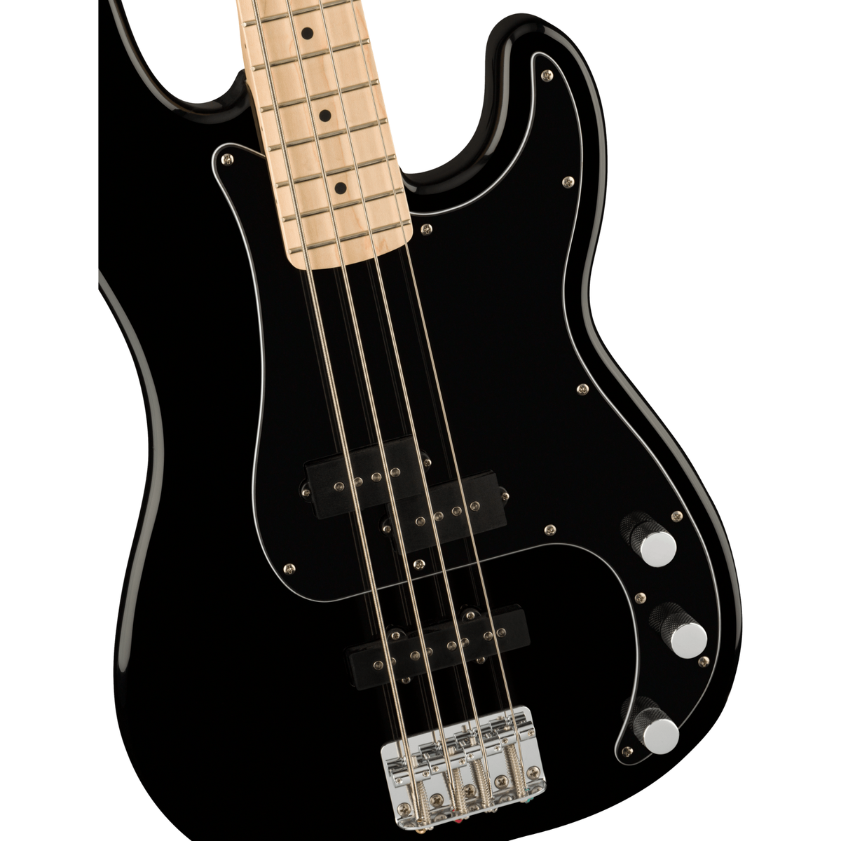 Squier Affinity Precision Bass PJ Black — Factory Outlet — Full Setup + 2-Year Guarantee