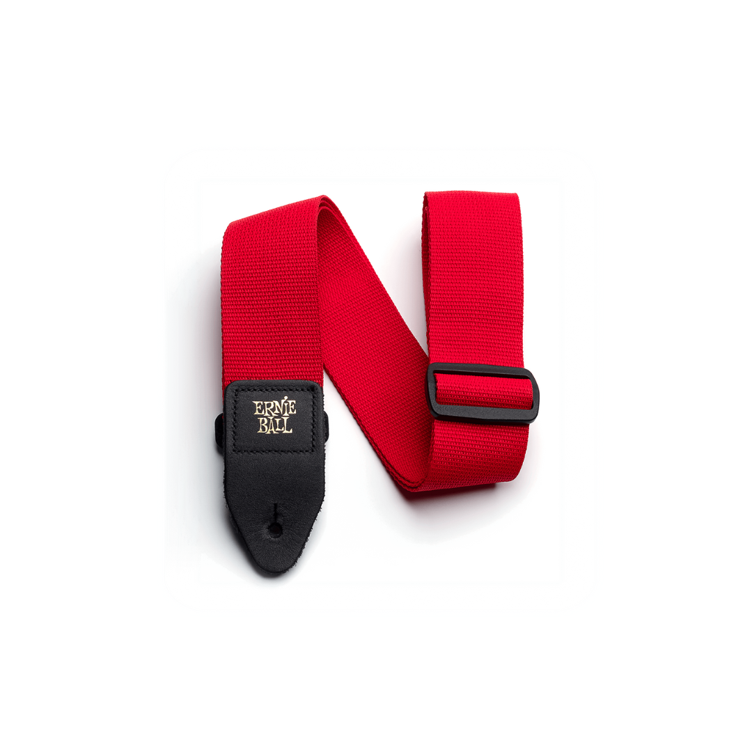 Ernie Ball Red Polypro Guitar Strap
