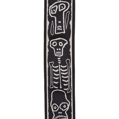Joe Satriani Planet Lock Guitar Strap - Skull N Bones
