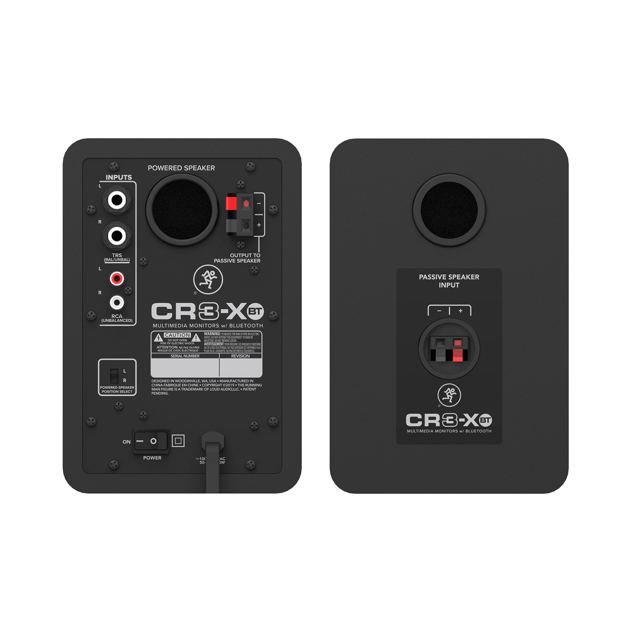 MACKIE CR3-XBT BLUETOOTH STUDIO MONITORS