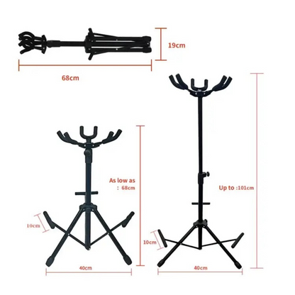 Adjustable Triple Guitar Stand