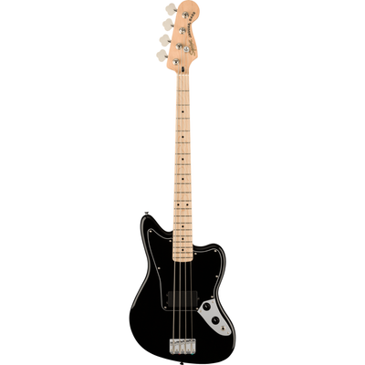 Squier Affinity Jaguar Bass H Charcoal Frost Metallic — Factory Outlet — Full Setup + 2-Year Guarantee