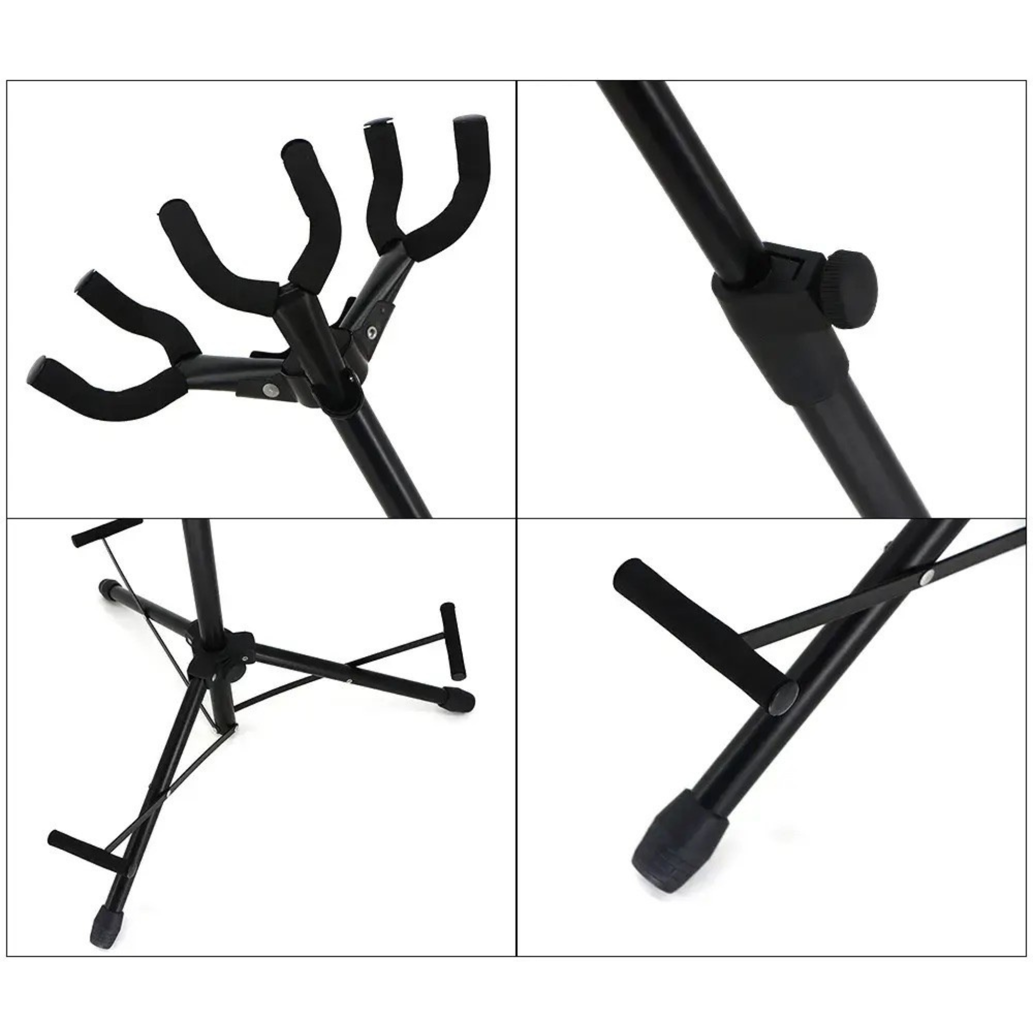 Adjustable Triple Guitar Stand
