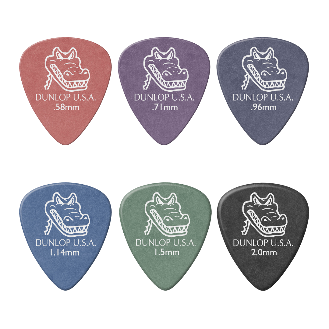 Dunlop GATOR GRIP® Picks - Variety Pack - Pack of 6