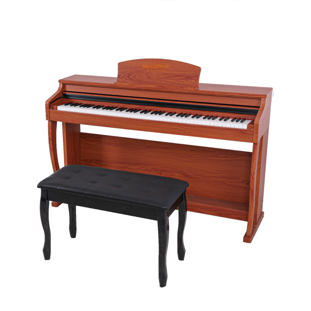 Broadway by Nashville – Concerto Upright – Hammer-Keys Upright Digital Piano (88 Keys, 3 Pedals)