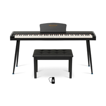 Broadway by Nashville – Prelude – Full-Size Digital Piano (88 Keys, 1 Pedal) - Black