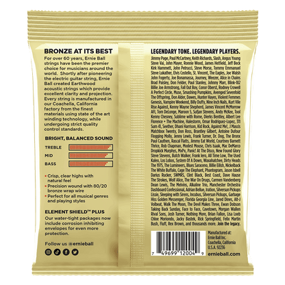 Ernie Ball Earthwood 80/20 Bronze Acoustic Strings 11-52