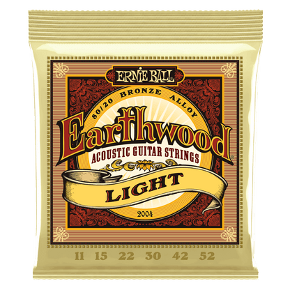 Ernie Ball Earthwood 80/20 Bronze Acoustic Strings 11-52