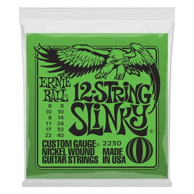 Ernie Ball 12-String Slinky Electric Guitar Strings 8-40