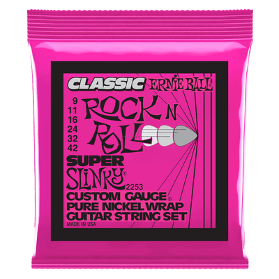 Ernie Ball Classic Super Slinky Pure Nickel Electric 9-42