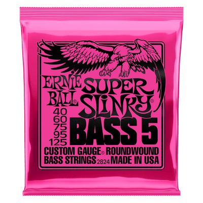 Ernie Ball Super Slinky 5-string Bass Nickel Wound, 40-125