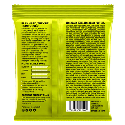 Ernie Ball Regular Slinky RPS Nickel Wound Electric Guitar Strings 10-46 Gauge