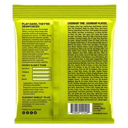 Ernie Ball Regular Slinky RPS Nickel Wound Electric Guitar Strings 10-46 Gauge