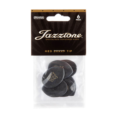 JAZZTONE Medium Tip Pick 2.08mm - 6 Pack