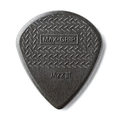 MAX-GRIP® Jazz III Carbon Fiber Pick 1.38mm - 6 Pack
