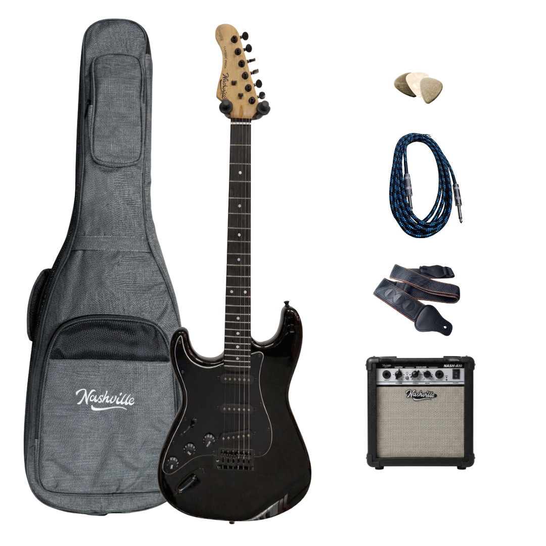 Nashville Classic Rock Guitar Deluxe Edition - Left Handed - Full Package