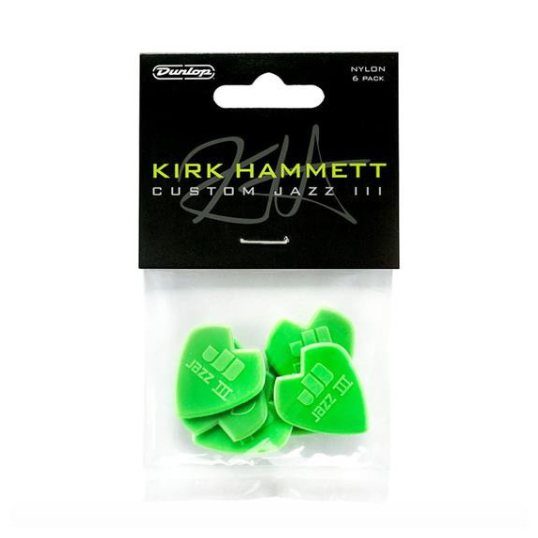 Dunlop Kirk Hammett Custom Jazz III Guitar Picks - 6 Picks