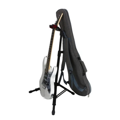 Adjustable Guitar Stand with Bag Hanger