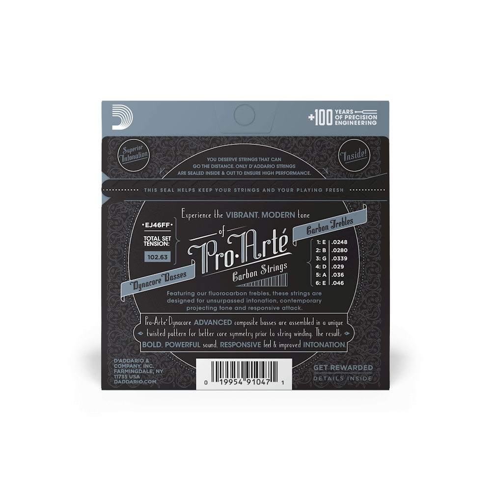 D'Addario EJ46FF Pro Arte HT Carbon Classical Guitar Strings