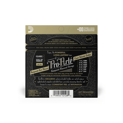 D'Addario EJ45C Pro Arte NT Composite Core Classical Guitar Strings