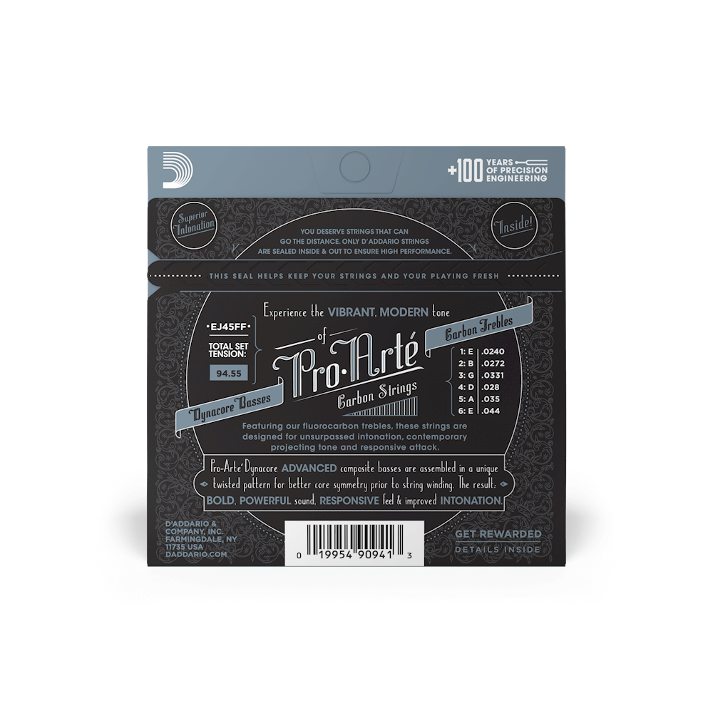 D'Addario EJ45FF Pro Arte NT Carbon Classical Guitar Strings