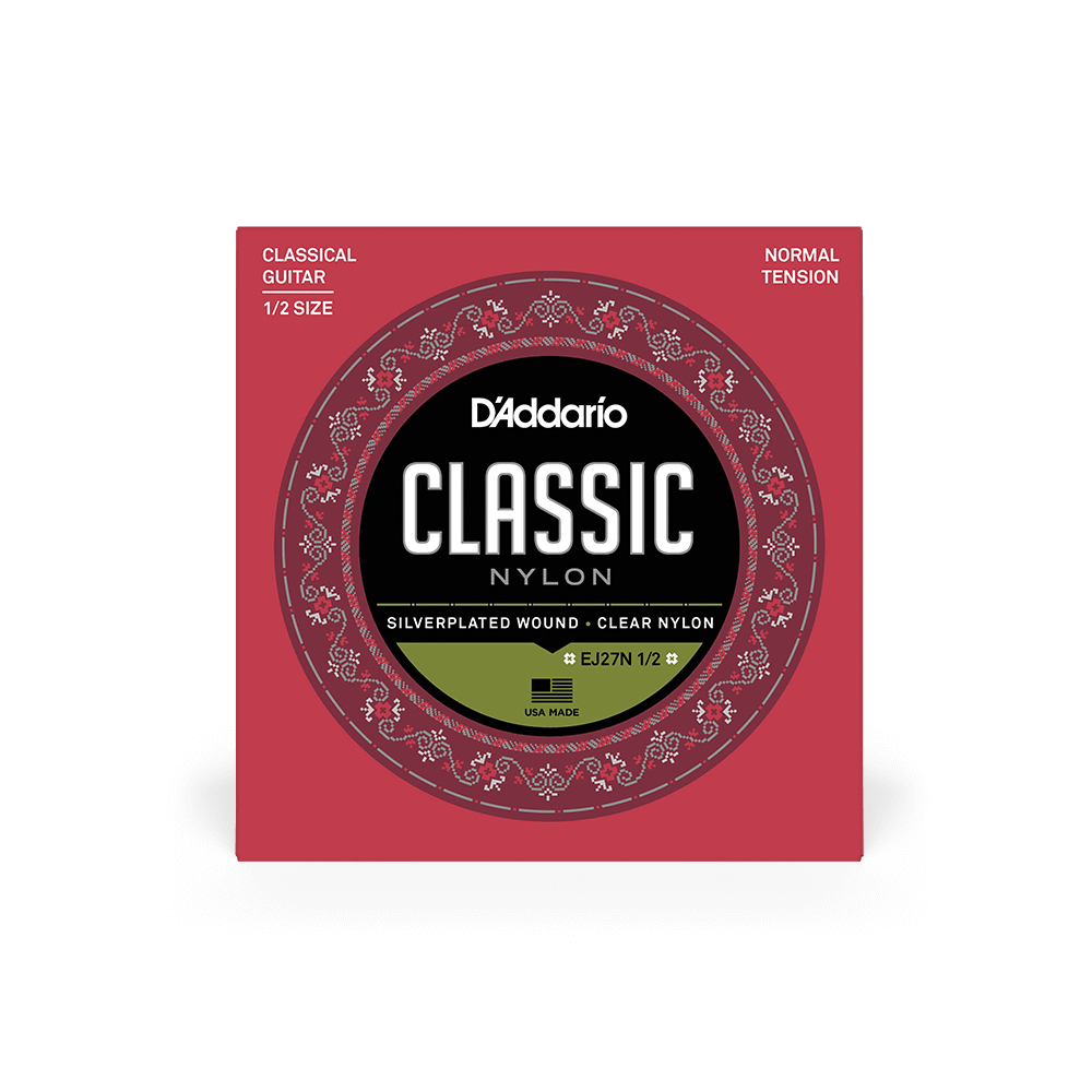 D'Addario EJ27N 1/2 Classic Student Nylon Strings, Normal Tension