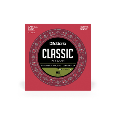 D'Addario EJ27N 1/2 Classic Student Nylon Strings, Normal Tension