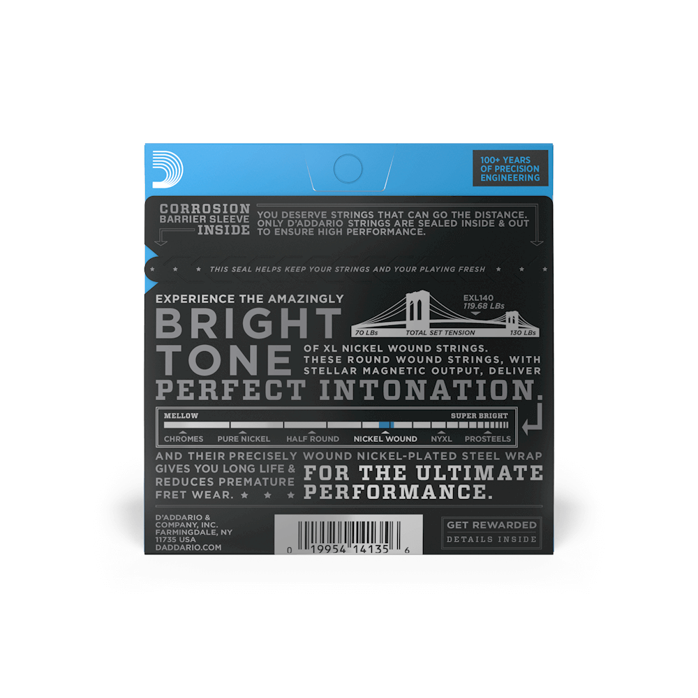 D'addario EXL140-3D 10-52 Light / Heavy