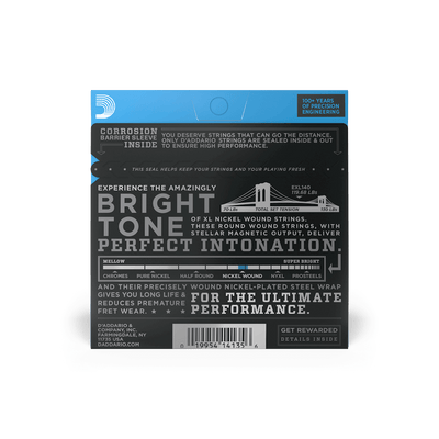 D'addario EXL140-3D 10-52 Light / Heavy